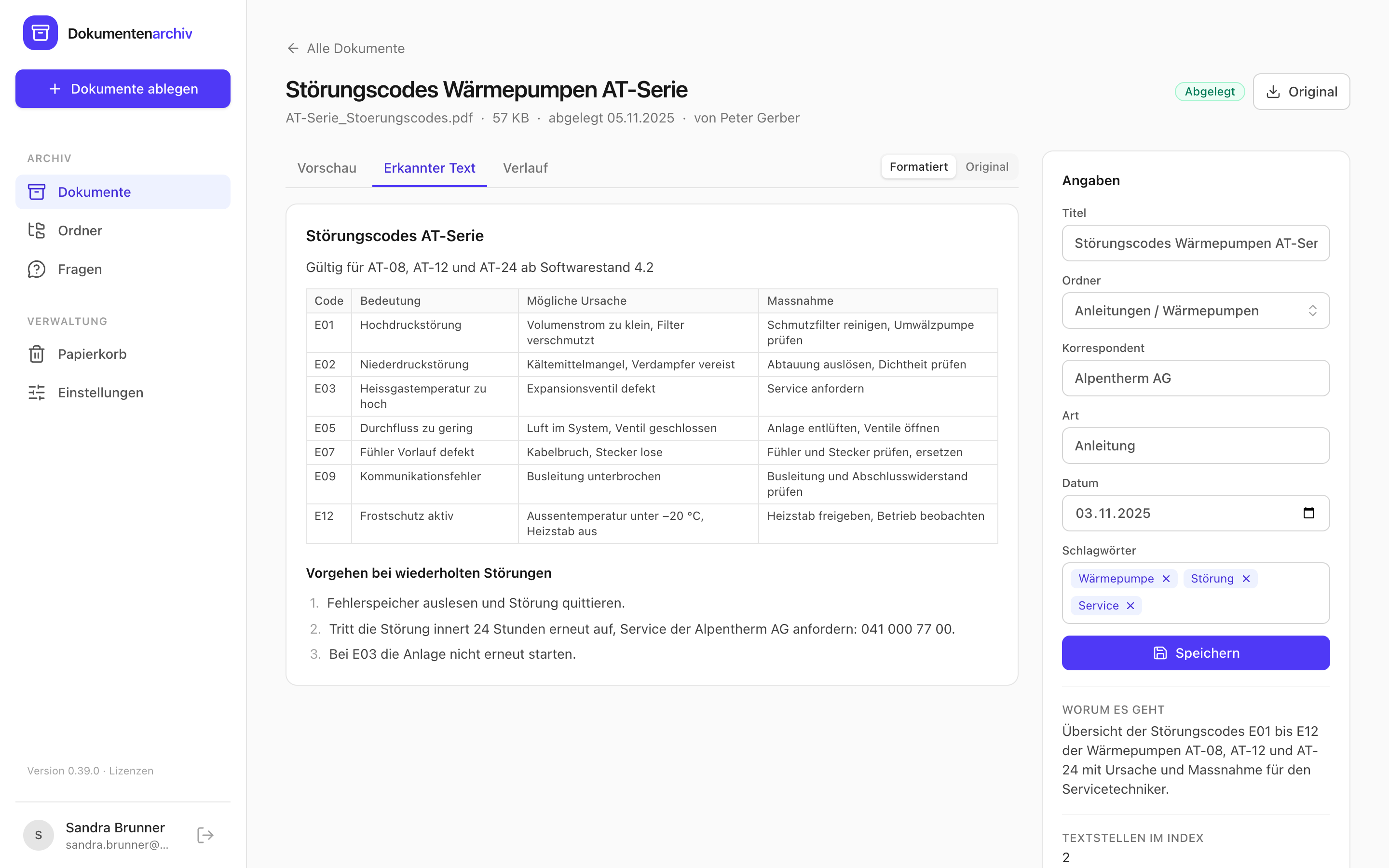 Dokumentenarchiv, Bild 5